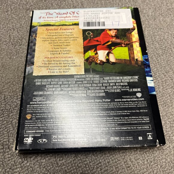 Harry Potter Movie Lot Of 7 DVD And Blu Ray Full Set With Cases The Dealthy Hal - Picture 4 of 13